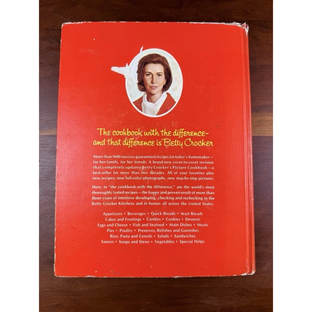 Vintage Betty Crocker's Hardcover Cookbook 1969 First Edition First Printing